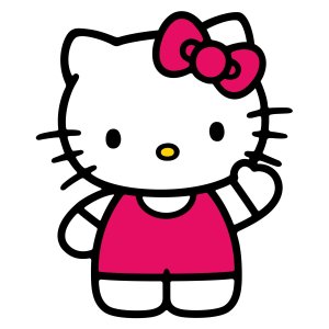A basic Hello Kitty.  (c) Sanrio 